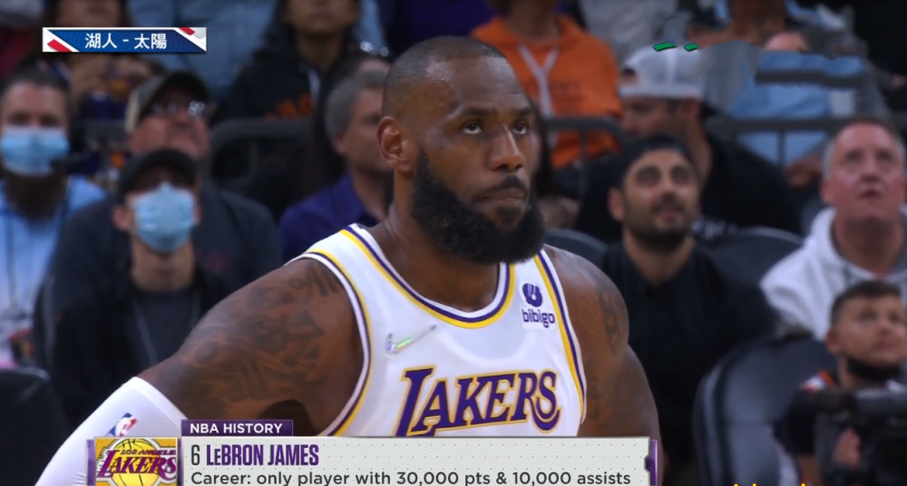  詹姆斯里程碑之夜，湖人擒获国王迎五连胜